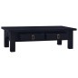 vidaXL Mesa de centro café negro claro madera de caoba 100x50x30 cm vidaXL Mesa de centro café negro claro madera de caoba 100x50x30 cm