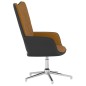 vidaXL Silla de relajación de terciopelo marrón y PVC vidaXL Silla de relajación de terciopelo marrón y PVC