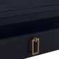vidaXL Mesa de centro café negro claro madera de caoba 100x50x30 cm vidaXL Mesa de centro café negro claro madera de caoba 100x50x30 cm