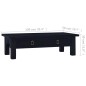 vidaXL Mesa de centro café negro claro madera de caoba 100x50x30 cm vidaXL Mesa de centro café negro claro madera de caoba 100x50x30 cm