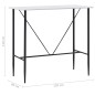 vidaXL Mesa alta de cocina MDF blanco 120x60x110 cm vidaXL Mesa alta de cocina MDF blanco 120x60x110 cm