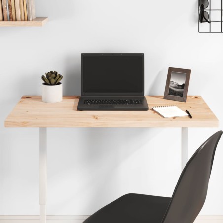 vidaXL Tablero de escritorio madera maciza de pino 80x40x2,5 cm