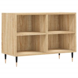 vidaXL Mueble de TV madera de ingeniería roble Sonoma 69,5x30x50 cm
