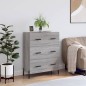 vidaXL Aparador de madera de ingeniería gris Sonoma 69,5x34x90 cm vidaXL Aparador de madera de ingeniería gris Sonoma 69,5x34x90 cm