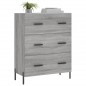 vidaXL Aparador de madera de ingeniería gris Sonoma 69,5x34x90 cm vidaXL Aparador de madera de ingeniería gris Sonoma 69,5x34x90 cm
