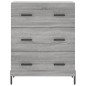 vidaXL Aparador de madera de ingeniería gris Sonoma 69,5x34x90 cm vidaXL Aparador de madera de ingeniería gris Sonoma 69,5x34x90 cm