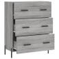 vidaXL Aparador de madera de ingeniería gris Sonoma 69,5x34x90 cm vidaXL Aparador de madera de ingeniería gris Sonoma 69,5x34x90 cm
