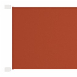 vidaXL Toldo vertical terracota tela oxford 140x360 cm