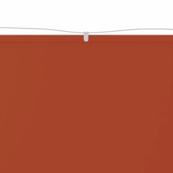 vidaXL Toldo vertical terracota tela oxford 140x360 cm