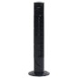 vidaXL Ventilador de torre con mando y temporizador Φ24x80 cm negro vidaXL Ventilador de torre con mando y temporizador Φ24x80 cm negro
