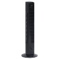 vidaXL Ventilador de torre con mando y temporizador Φ24x80 cm negro vidaXL Ventilador de torre con mando y temporizador Φ24x80 cm negro