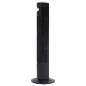 vidaXL Ventilador de torre con mando y temporizador Φ24x80 cm negro vidaXL Ventilador de torre con mando y temporizador Φ24x80 cm negro