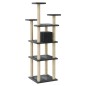 vidaXL Rascador para gatos con postes de sisal gris oscuro 171 cm vidaXL Rascador para gatos con postes de sisal gris oscuro 171 cm