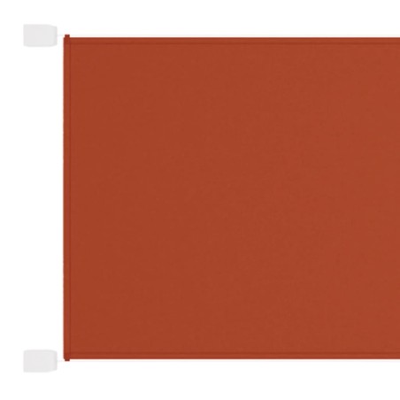 vidaXL Toldo vertical terracota tela oxford 140x600 cm