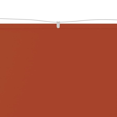 vidaXL Toldo vertical terracota tela oxford 140x600 cm