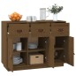 vidaXL Aparador de madera maciza de pino marrón miel 100x40x75 cm vidaXL Aparador de madera maciza de pino marrón miel 100x40x75 cm