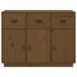 vidaXL Aparador de madera maciza de pino marrón miel 100x40x75 cm vidaXL Aparador de madera maciza de pino marrón miel 100x40x75 cm