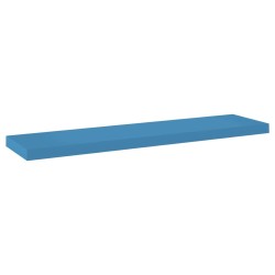 vidaXL Estante flotante de pared azul MDF 90x23,5x3,8 cm
