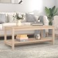 vidaXL Mesa de centro de madera maciza de pino 110x55x45 cm vidaXL Mesa de centro de madera maciza de pino 110x55x45 cm