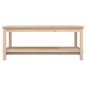 vidaXL Mesa de centro de madera maciza de pino 110x55x45 cm vidaXL Mesa de centro de madera maciza de pino 110x55x45 cm
