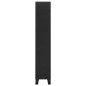 vidaXL Estantería industrial acero negro 80x32x180 cm vidaXL Estantería industrial acero negro 80x32x180 cm