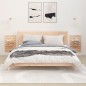 vidaXL Estantes mesitas de pared 2 uds madera maciza de pino vidaXL Estantes mesitas de pared 2 uds madera maciza de pino