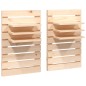 vidaXL Estantes mesitas de pared 2 uds madera maciza de pino vidaXL Estantes mesitas de pared 2 uds madera maciza de pino