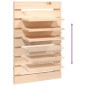 vidaXL Estantes mesitas de pared 2 uds madera maciza de pino vidaXL Estantes mesitas de pared 2 uds madera maciza de pino