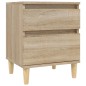 vidaXL Mesita de noche roble Sonoma 40x35x50 cm vidaXL Mesita de noche roble Sonoma 40x35x50 cm