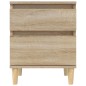 vidaXL Mesita de noche roble Sonoma 40x35x50 cm vidaXL Mesita de noche roble Sonoma 40x35x50 cm