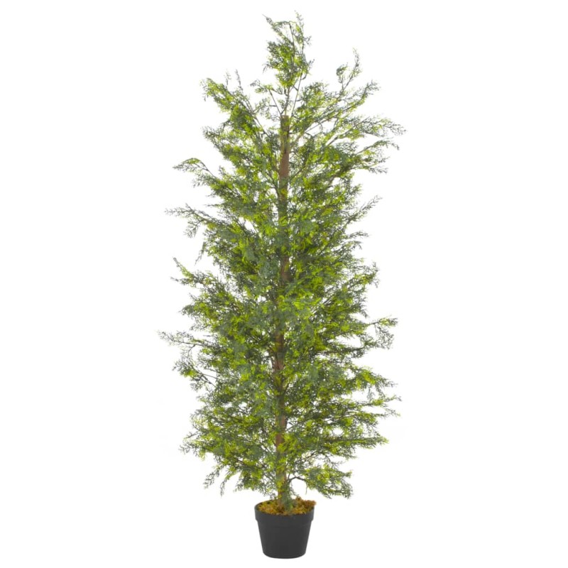 vidaXL Planta artificial árbol ciprés con macetero 150 cm verde vidaXL Planta artificial árbol ciprés con macetero 150 cm verde