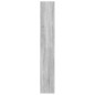 vidaXL Estantería 5 niveles madera contrachapada gris 60x30x189 cm