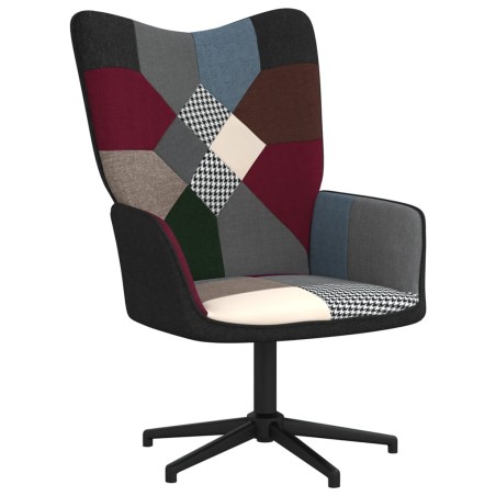 vidaXL Silla de relajación de tela patchwork