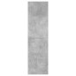 vidaXL Mueble de TV 2 uds contrachapada gris hormigón 30,5x30x110 cm