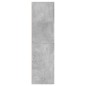 vidaXL Mueble de TV 2 uds contrachapada gris hormigón 30,5x30x110 cm