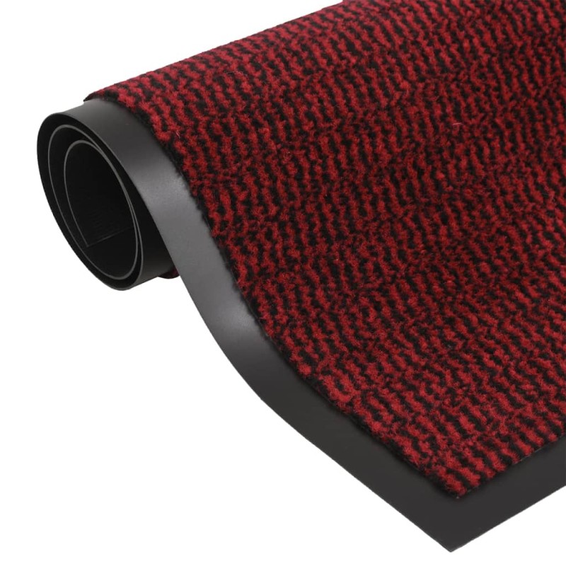 vidaXL Felpudo de nudo rojo 60x180 cm vidaXL Felpudo de nudo rojo 60x180 cm