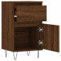 vidaXL Aparadores 2 uds madera de ingeniería marrón roble 40x35x70 cm vidaXL Aparadores 2 uds madera de ingeniería marrón roble 40x35x70 cm