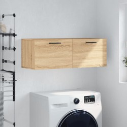 vidaXL Armario de pared madera ingeniería roble Sonoma 100x36,5x35 cm