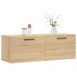 vidaXL Armario de pared madera ingeniería roble Sonoma 100x36,5x35 cm vidaXL Armario de pared madera ingeniería roble Sonoma 100x36,5x35 cm