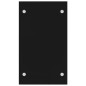 vidaXL Leñero de vidrio negro 40x35x60 cm vidaXL Leñero de vidrio negro 40x35x60 cm