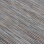 vidaXL Alfombra de exterior de tejido plano marrón y azul 200x280 cm vidaXL Alfombra de exterior de tejido plano marrón y azul 200x280 cm