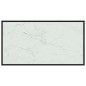vidaXL Mesa de centro vidrio templado blanco 120x60x35 cm vidaXL Mesa de centro vidrio templado blanco 120x60x35 cm