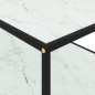 vidaXL Mesa de centro vidrio templado blanco 120x60x35 cm vidaXL Mesa de centro vidrio templado blanco 120x60x35 cm