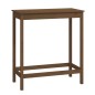 vidaXL Mesa alta de bar madera maciza de pino marrón miel 100x50x110cm vidaXL Mesa alta de bar madera maciza de pino marrón miel 100x50x110cm