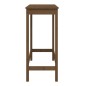 vidaXL Mesa alta de bar madera maciza de pino marrón miel 100x50x110cm vidaXL Mesa alta de bar madera maciza de pino marrón miel 100x50x110cm