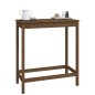 vidaXL Mesa alta de bar madera maciza de pino marrón miel 100x50x110cm vidaXL Mesa alta de bar madera maciza de pino marrón miel 100x50x110cm