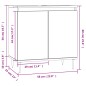 vidaXL Armario de baño madera de ingeniería roble Sonoma 58x33x60 cm vidaXL Armario de baño madera de ingeniería roble Sonoma 58x33x60 cm