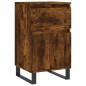 vidaXL Aparadores 2 uds madera de ingeniería roble ahumado 40x35x70 cm vidaXL Aparadores 2 uds madera de ingeniería roble ahumado 40x35x70 cm
