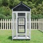 vidaXL Casita para pájaros madera maciza pino gris 91,5x53x170 cm vidaXL Casita para pájaros madera maciza pino gris 91,5x53x170 cm