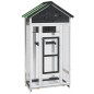 vidaXL Casita para pájaros madera maciza pino gris 91,5x53x170 cm vidaXL Casita para pájaros madera maciza pino gris 91,5x53x170 cm